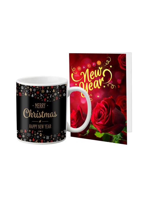 gift combo of a mug & a christmas card gift combo - 14526481 - Very Small Image - 1