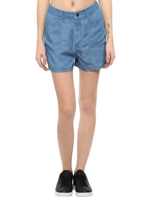 pocket patch denim shorts - 14527283 - Very Small Image - 1