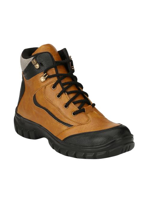tan synthetic high ankle boots - 14528709 - Very Small Image - 1