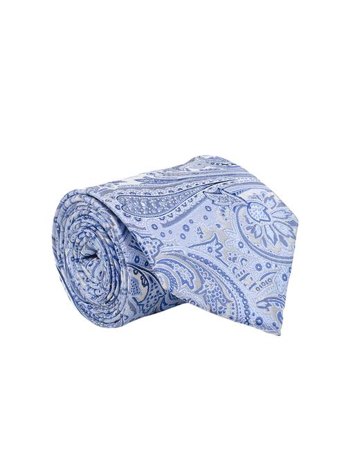 blue micro fibre tie - 14531189 - Very Small Image - 1