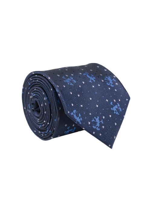 blue micro fibre tie - 14531198 - Very Small Image - 1