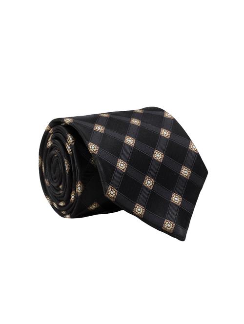 Black Micro Fibre Tie - 14531202 - Very Small Image - 1