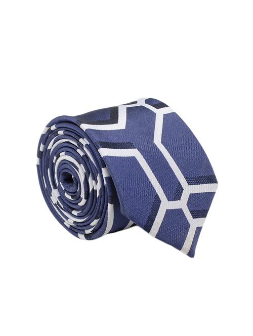 blue micro fibre tie - 14531218 - Very Small Image - 1