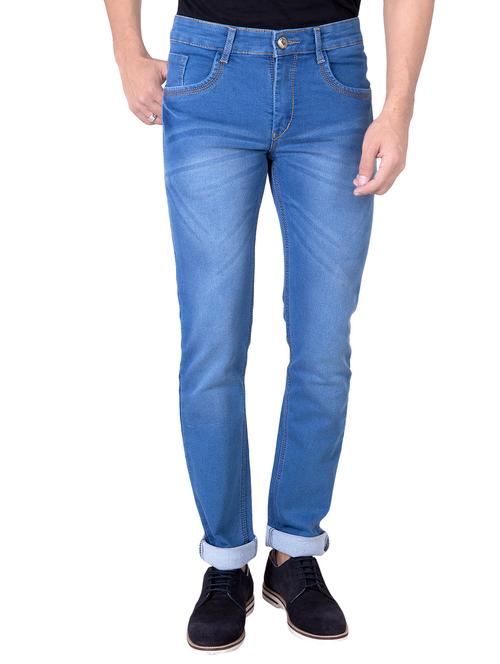 light blue denim washed jeans - 14531548 - Very Small Image - 1