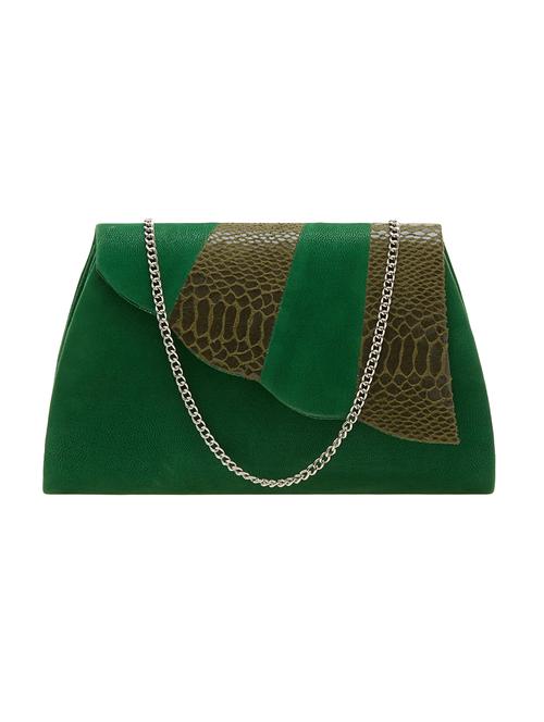 green leather clutch - 14539954 - Very Small Image - 1