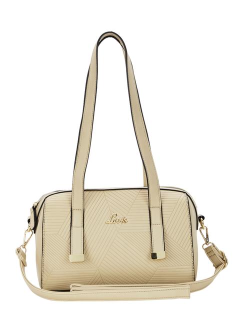 beige leatherette  handbag - 14540124 - Very Small Image - 1
