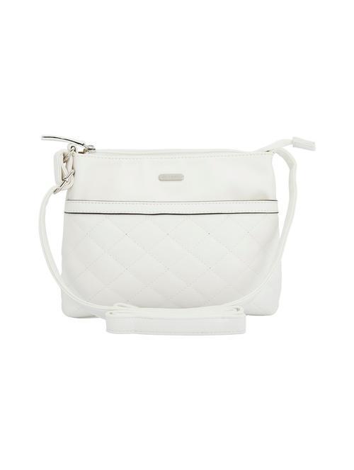 white leatherette regular sling bag - 14540182 - Very Small Image - 1