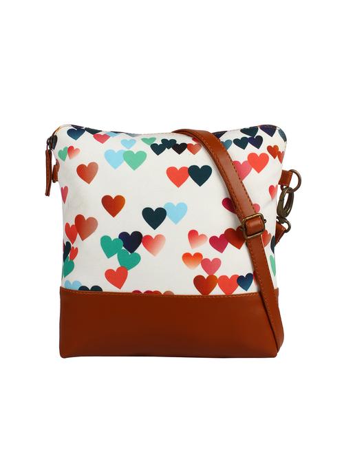white canvas sling bag - 14543195 - Very Small Image - 1