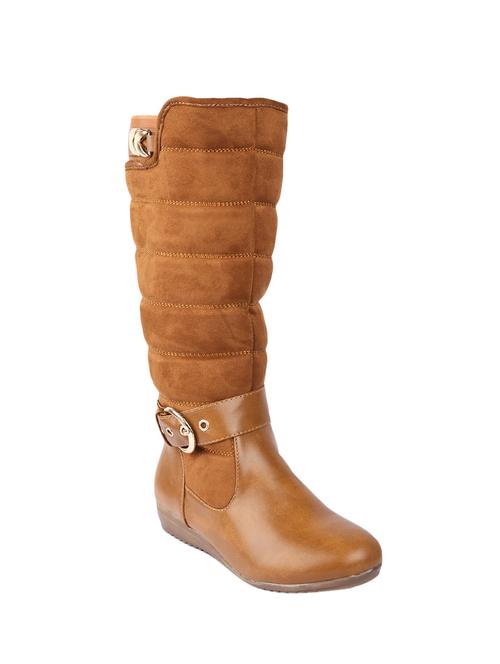 brown knee length  boot - 14543817 - Very Small Image - 1