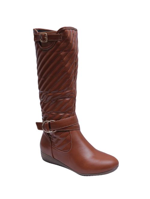 brown calf length  boot - 14543823 - Very Small Image - 1