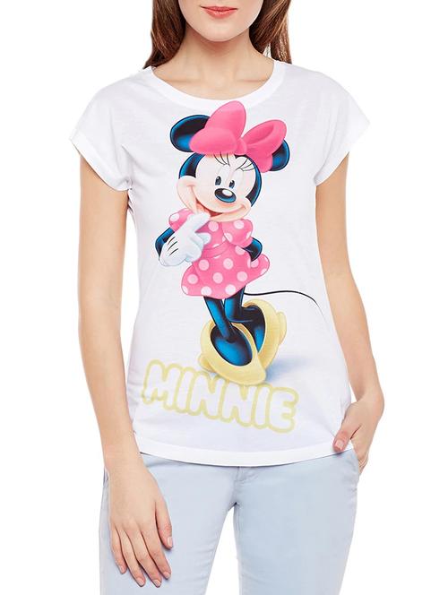 white printed tee - 14544904 - Very Small Image - 1