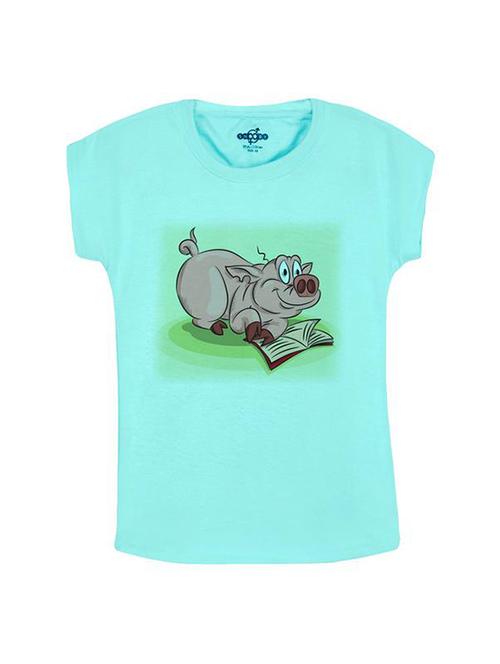 blue cotton tee - 14546964 - Very Small Image - 1