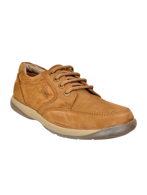 Tan Leather Lace Up Shoe - 14547184 - Very Small Image - 1