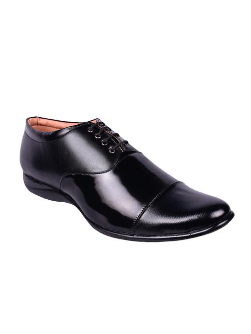 black leatherette formal oxford - 14547731 - Very Small Image - 1