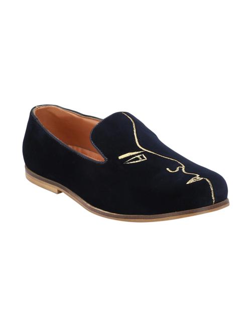 blue velvet casual slipon - 14548406 - Very Small Image - 1