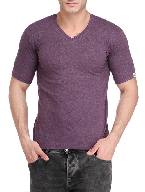purple cotton t-shirt - 14554168 - Very Small Image - 1