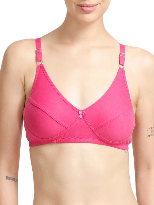 pink solid bra - 14554805 - Very Small Image - 1