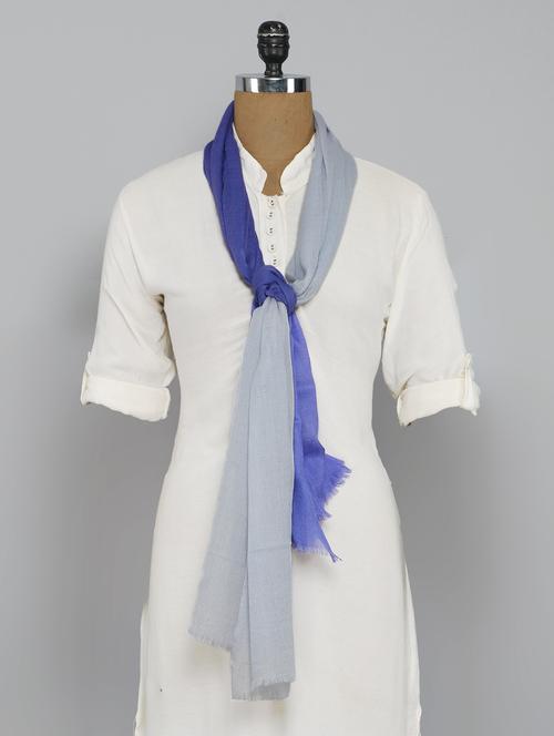 multi colored woolen stole - 14556751 - Very Small Image - 1