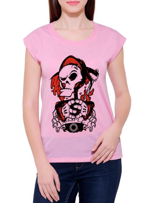 pink cotton tee - 14557175 - Very Small Image - 1