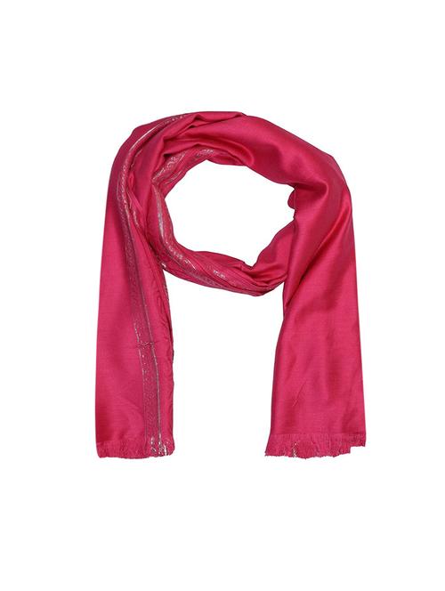pink viscose stole - 14557792 - Very Small Image - 1