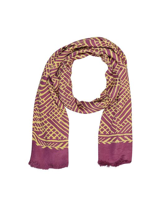 purple viscose stole - 14557939 - Very Small Image - 1