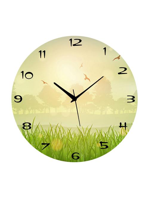 mdf circular analog wall clock - 14558453 - Very Small Image - 1