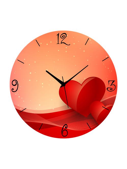 mdf circular analog wall clock - 14558463 - Very Small Image - 1