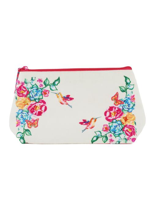 white canvas regular pouch - 14560187 - Very Small Image - 1