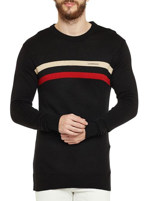 black wool pullover - 14561626 - Very Small Image - 1