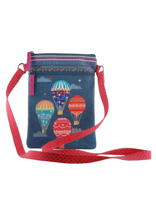 blue canvas regular sling bag - 14561918 - Very Small Image - 1