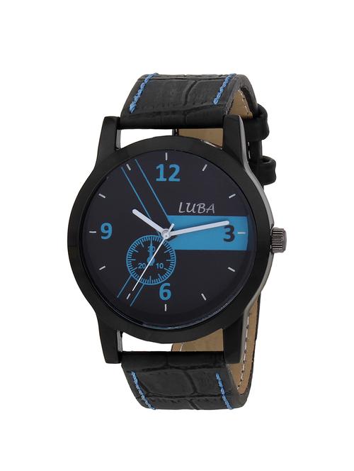 luba stylish dial wrist watch for men - 14562200 - Very Small Image - 1