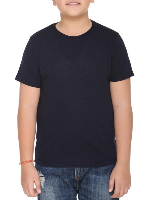 navy blue cotton blend tshirt - 14563699 - Very Small Image - 1