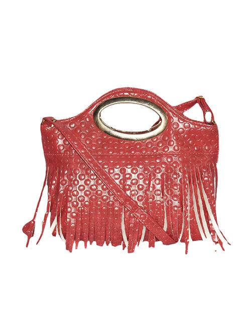 red leatherette handbag - 14563831 - Very Small Image - 1