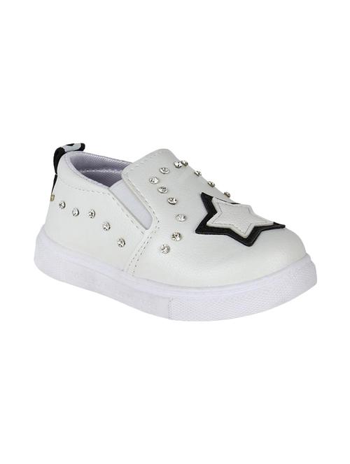 white leatherette slip on sneaker - 14564215 - Very Small Image - 1