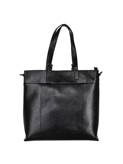 black leatherette handbag - 14566553 - Very Small Image - 1