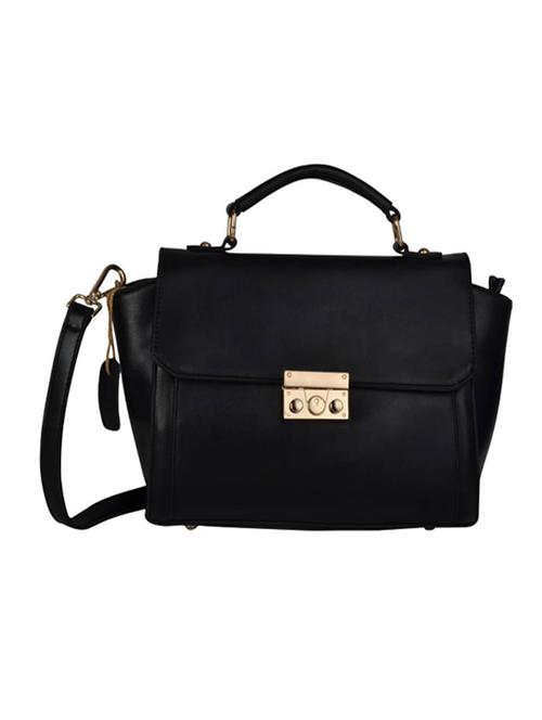 black leatherette sling bag - 14566600 - Very Small Image - 1