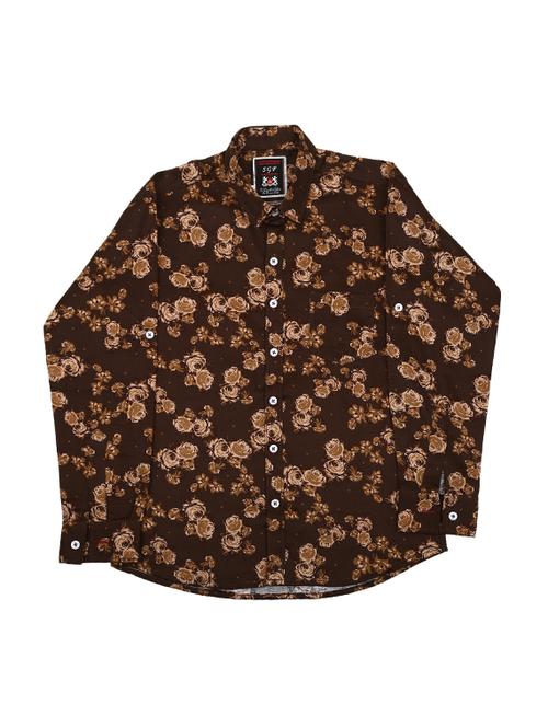 pocket patched floral shirt - 14567793 - Very Small Image - 1