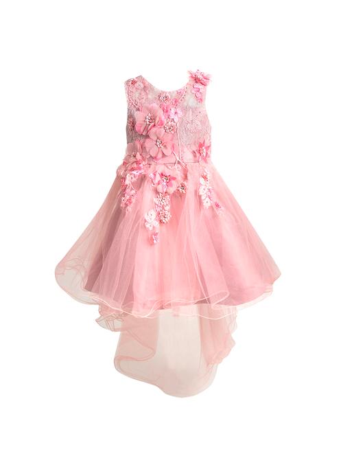 pink net frock - 14568055 - Very Small Image - 1