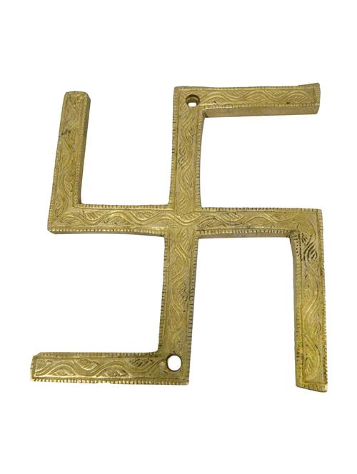 decorative brass swastik hanging handicrafts product - 14569887 - Very Small Image - 1