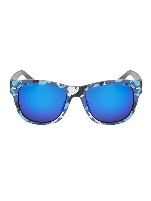 alpha man " classy blue shade in camouflage blue frame" sunglass for mens - 14571622 - Very Small Image - 1