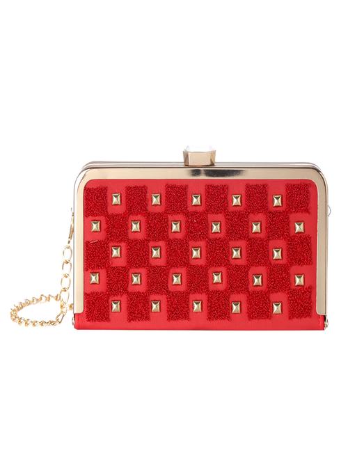 red leatherette sling bag - 14572120 - Very Small Image - 1