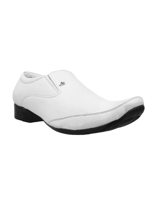 white leatherette slip on - 14572936 - Very Small Image - 1
