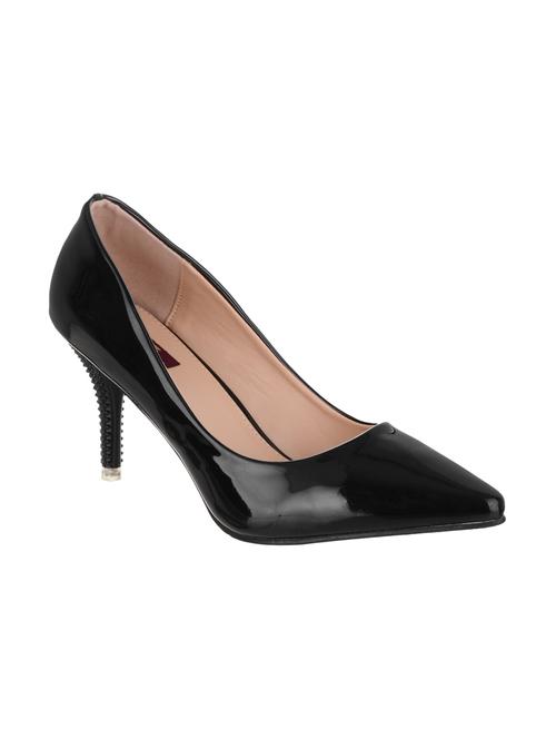 black fabric slip on pumps - 14573163 - Very Small Image - 1