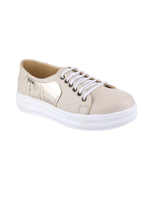 beige resin laceup sneakers - 14574676 - Very Small Image - 1