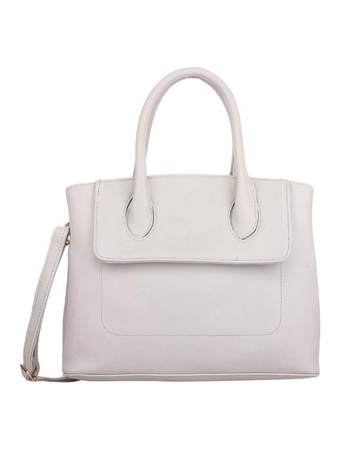 white leatherette  regular handbag - 14576430 - Very Small Image - 1