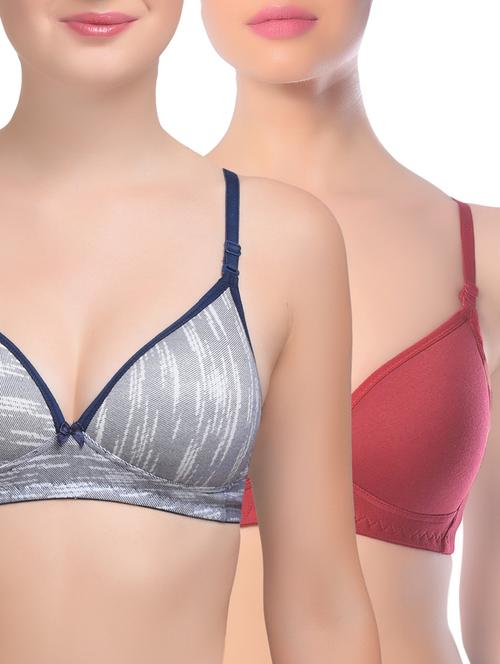set of 2 multi colored bras - 14580067 - Very Small Image - 1