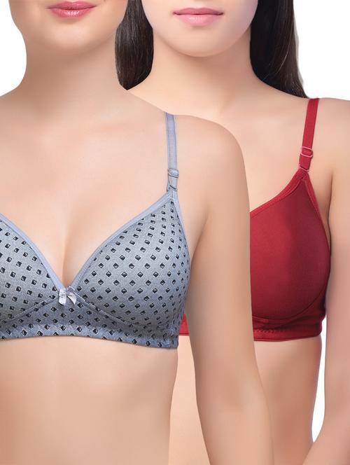set of 2 multi colored bras - 14580111 - Very Small Image - 1