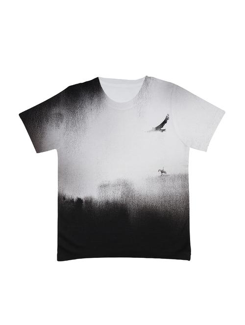 round neck graphic print t-shirt - 14581664 - Very Small Image - 1