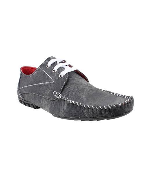 Grey Denim Lace Up Shoe - 14582661 - Very Small Image - 1