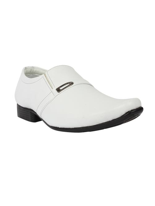 white leatherette slip on - 14582672 - Very Small Image - 1